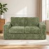 Ufurniture 162cm 2 Seater Sofa Wide-wale Corduroy Loveseat No Assembly Green