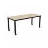 Olg Axis Mobile Table Black Frame Nordic Maple Top L1800mm X W750mm