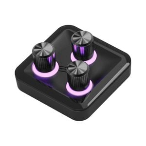 Cooler Master Masterhub 3xknob Module With Customisable Rgb Lighting For Creative Audio And App Control