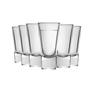 Bormioli Rocco Ypsilon Glass Shot Glasses Set - 70ml - Pack of 6