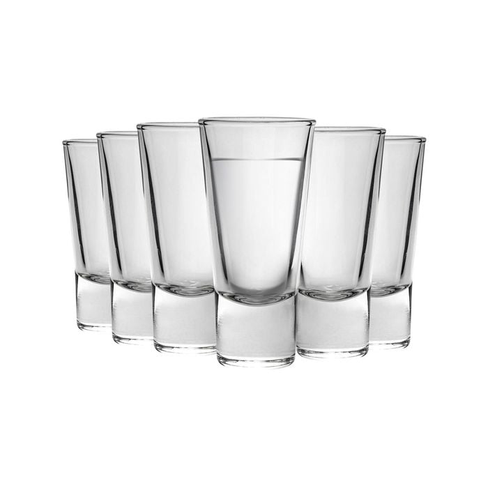 Bormioli Rocco Ypsilon Glass Shot Glasses Set - 70ml - Pack of 6