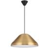 Telbix Hanami Modern Pendant Hanging Lamp Light Metal Plastic Brass Black Satin
