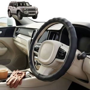 Australian Goose Steering Wheel Cover for Toyota Prado 2024 - Current (J250) Circle Black