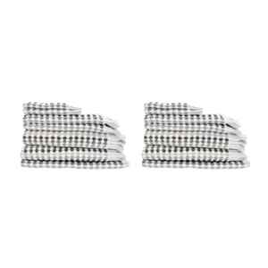 Jenny Mclean Pom Pom 14PC Bath Linen Set - Grey tones