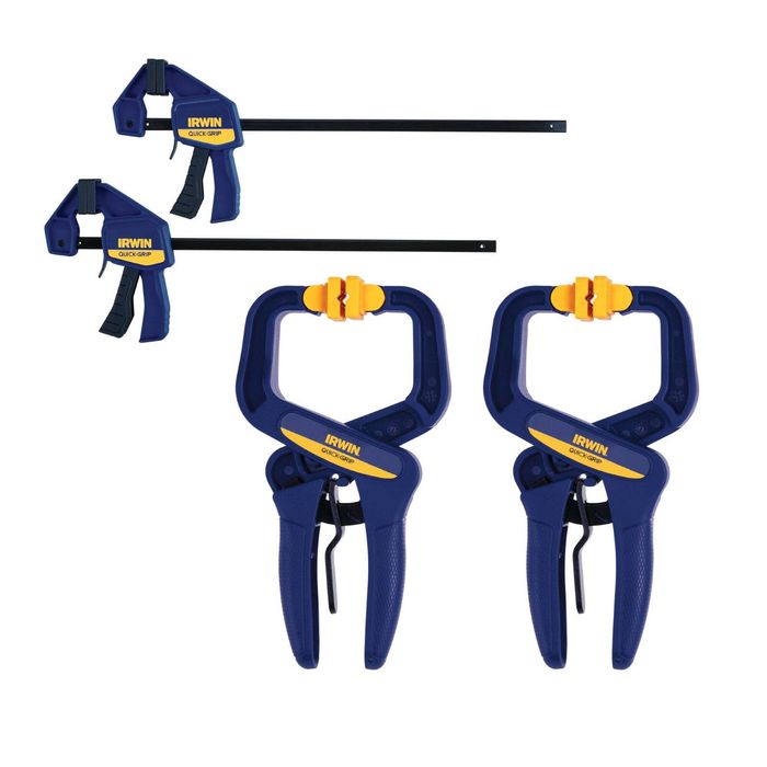 IRWIN 4 Piece Hand And Micro Bar Clamp Set
