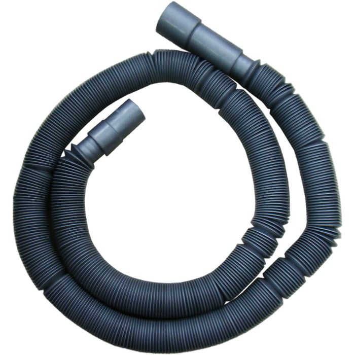 Kinetic 4.1m Grey PVC Washing Machine And Dishwasher Outlet Drain Expandable Hose