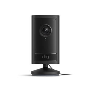 Ring Black Outdoor Camera Pro 4K Plug-In Security Camera
