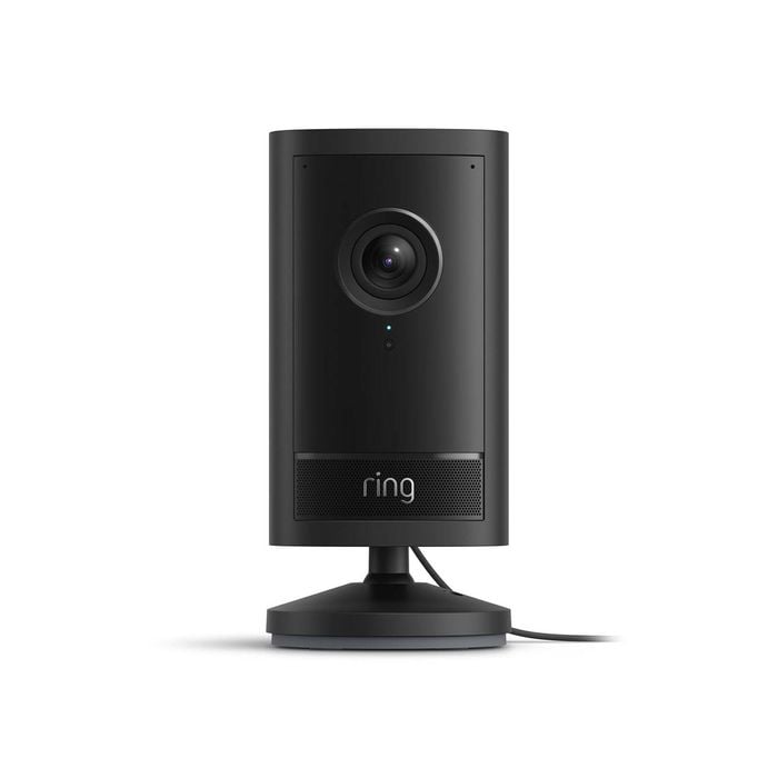 Ring Black Outdoor Camera Pro 4K Plug-In Security Camera