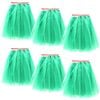 6x Green Tulle Ballerina Tutu – Large, Perfect for Costumes, Dance, and Events Australia Day - Green | Large | Tutu