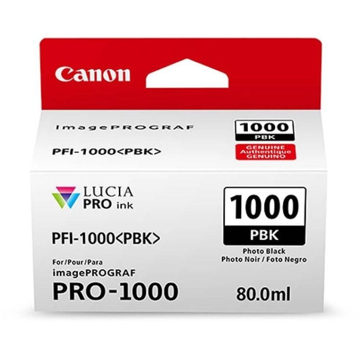 Canon PFI1000PBK Black Ink Tank