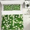 3D Daisy Petals 223 Bed Pillowcases Quilt Queen Size