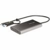 Startech.com Usb-c To Dual-hdmi Adapter, Usb-c/a To 2x Hdmi, 4k 60hz, 100w Pd Pass-through, 1ft/30cm Built-in Cable