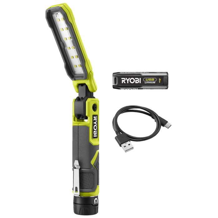 Ryobi USB Magnetic Inspection Light 2Ah Kit