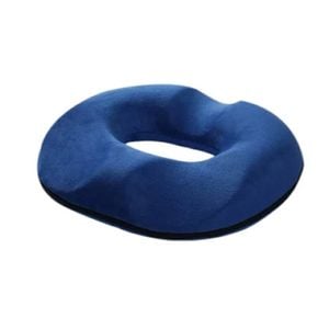 Catzon Donut Tailbone Pillow Women Detachable Cover Hemorrhoid Cushion-royal Blue
