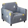 Advwin Chair Cover 1-seat Sofa Covers Chair Cover Stretch Slipcover Couch Lounge Recliner Grey