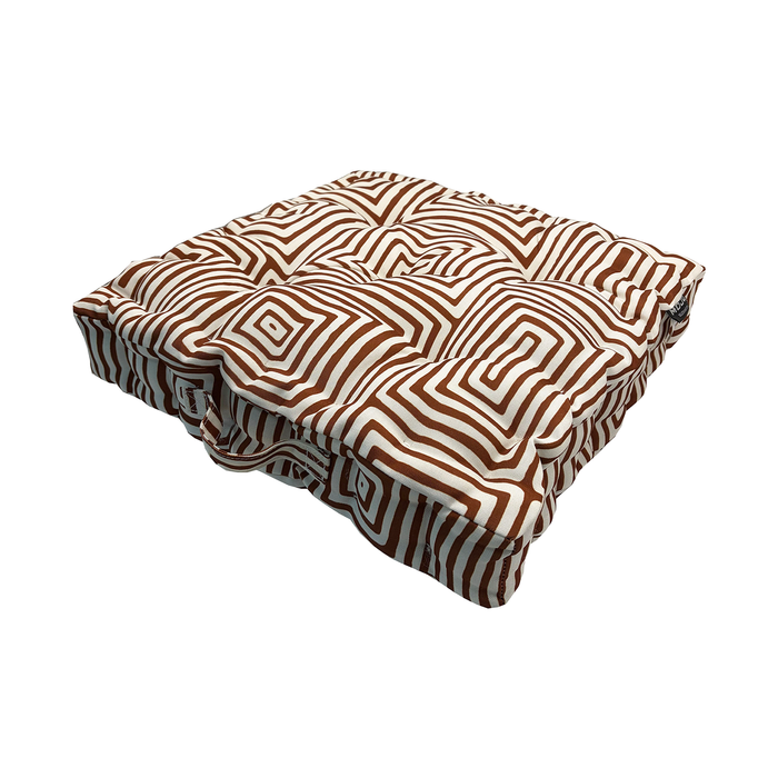 Mojo 45cm Terracotta Warlu Outdoor Floor Cushion
