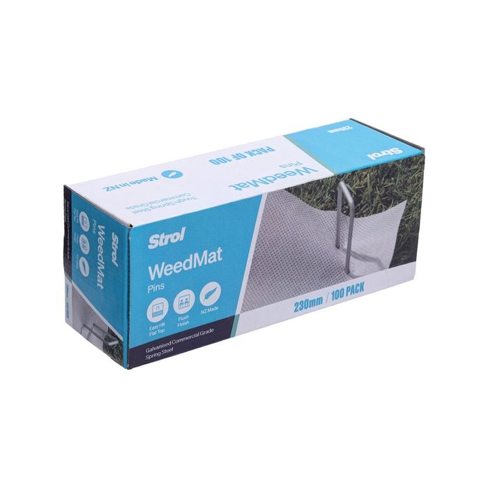 Strol 230mm Ground Staples / Weedmat Pins - 100 Pack