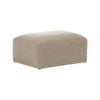 Blok footstool in beige, 90 x 70 cm