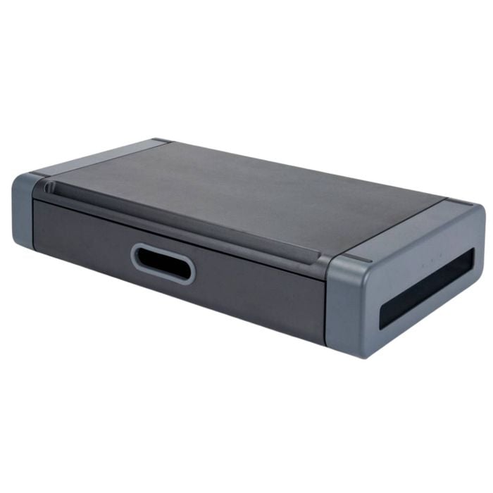 Aidata MS-1002G Deluxe Monitor Stand Riser Table Stackable with Drawer