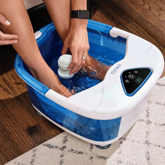 Homedics Salt N Soak Pro Footbath Foot Spa w Heat Boost