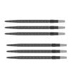 6pc Target Swiss Diamond Pro Steel Tip Quick-change Dart Points 40mm Black