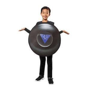 Magic 8 Ball Halloween Costume Child Foam Tabard with Fortune Cards Dress Up, ONE-SIZE