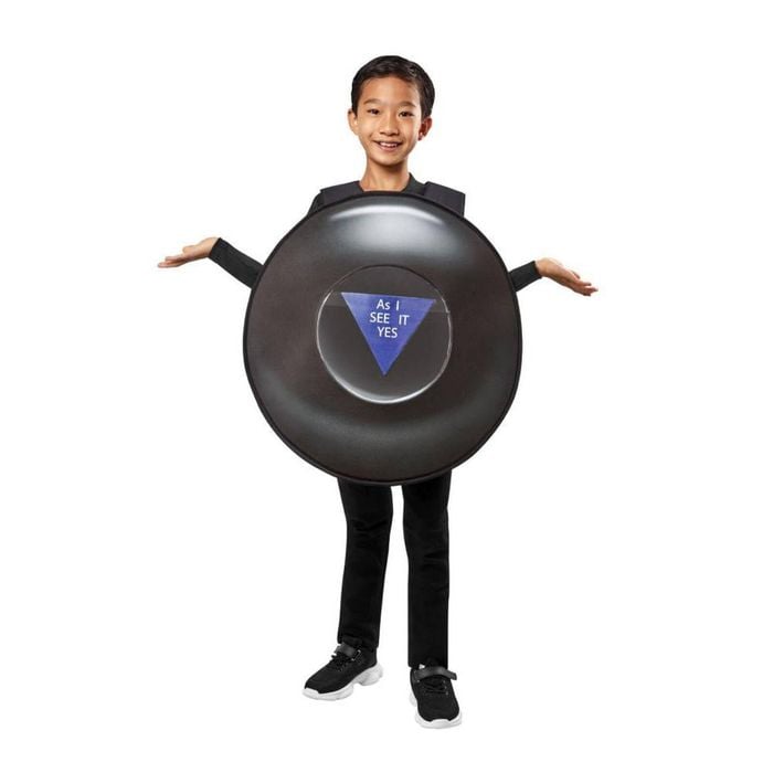 Magic 8 Ball Halloween Costume Child Foam Tabard with Fortune Cards Dress Up, ONE-SIZE