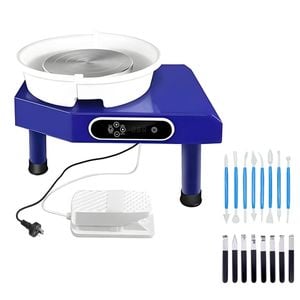 Electric Pottery Wheel Machine 1200w Power Foot Pedal Control