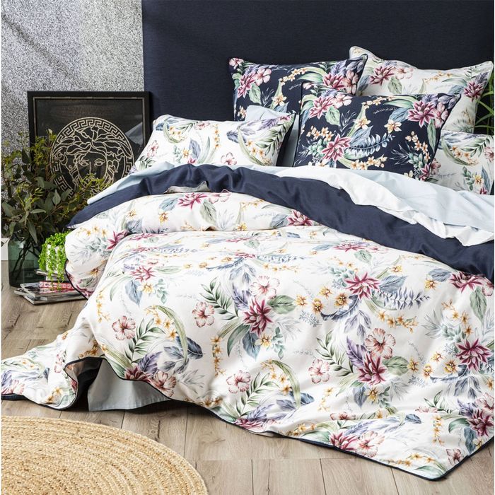 Renee Taylor 65cm Euro Pillowcase 300TC Cotton Pillow Cover Bedding Veronica