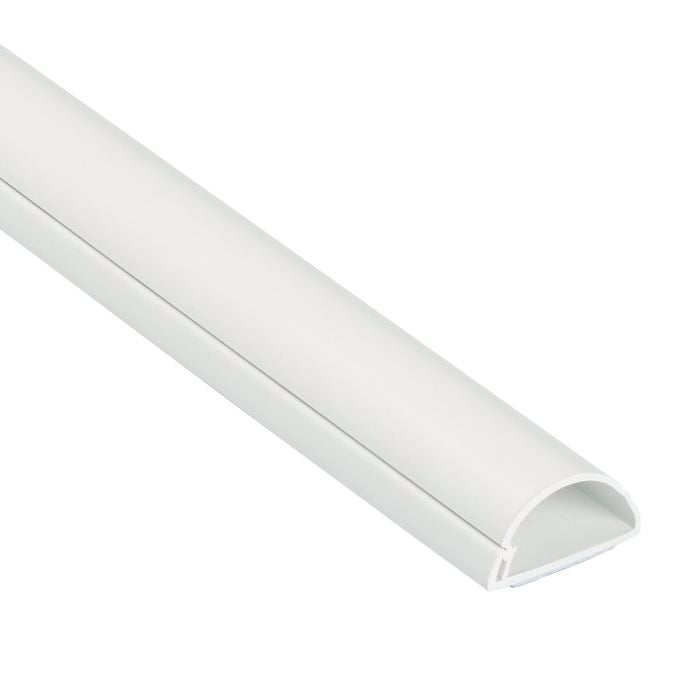 D-Line 30 x 15mm 2m White Adhesive Cable Management Cover