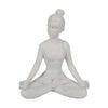 Maine & Crawford Yogi 16x14cm Resin Ornament Sculpture Home Tabletop Decor White