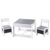 Keezi 3PCS Kids Table and Chairs Set White