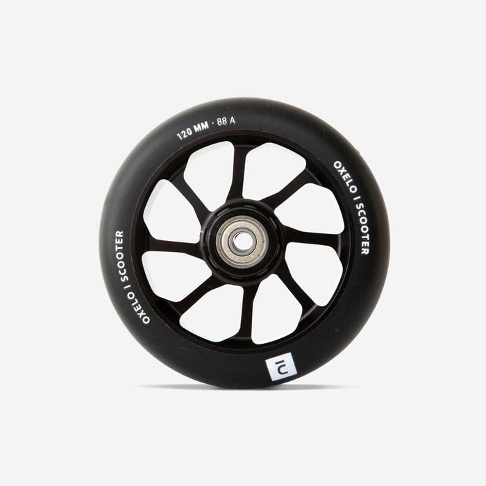 Decathlon | 120 Mm Alu Core Pu Freestyle Scooter Wheel - Black - One Size