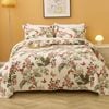 Bloomington 100% Cotton Lightly Quilted Coverlet Set Granada Cream Queen