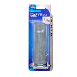 Zenith Hasp & Staple Safety Pattern 150mm Zinc Plated WGB0150