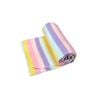 Home by Yatsal Funky Cute Polar Fleece Throw Rug Pastel Stripes