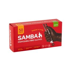 Samba Medium Disposable BBQ Gloves - 50 Pack