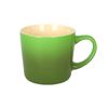 Argon Tableware 330ml Ombre Coffee Mug - Green - Glazed New Bone China Tea Mug Vegan Friendly Stoneware Ceramic Cup
