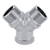 Kinetic - Y Fitting F15 x F15 x 15mm Chrome