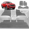 6D Diamond Car Floor Mats for Holden Colorado 7 2015-2020-Ultimate Set-Grey-Outback GT
