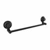 Suction Works 80cm Black Towel Rail