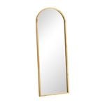 Oikiture 180x70cm Wooden Full Length Mirror Floor Mirrors Natrual