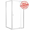 Estilo 900 x 1830mm Chrome Semi Frameless Shower Screen