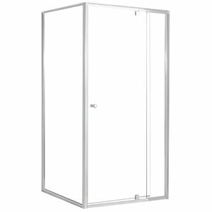 Estilo 900 x 1830mm Chrome Semi Frameless Shower Screen