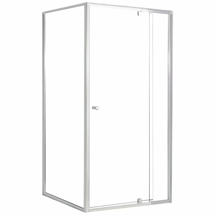 Estilo 900 x 1830mm Chrome Semi Frameless Shower Screen