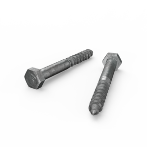 ZENITH M10 x 90mm Hot Dip Galvanised Hex Head Coach Screws - Each