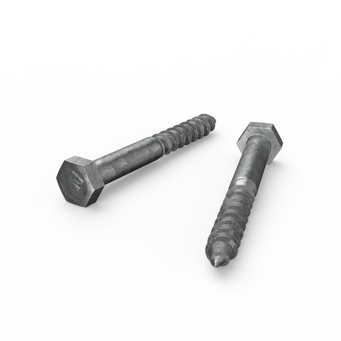 ZENITH M10 x 90mm Hot Dip Galvanised Hex Head Coach Screws - Each