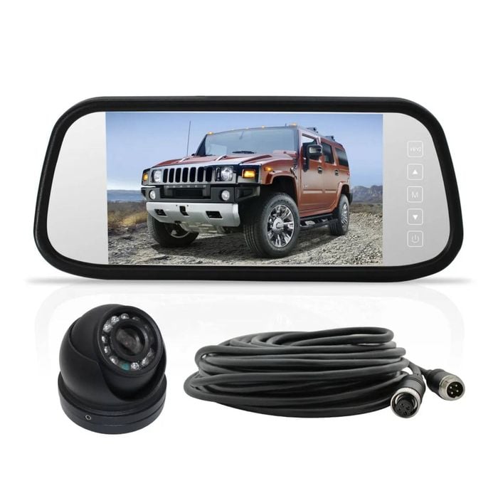 Elinz K Series 7" Replacement Mirror Ahd Monitor Dome 1080p Reversing Camera