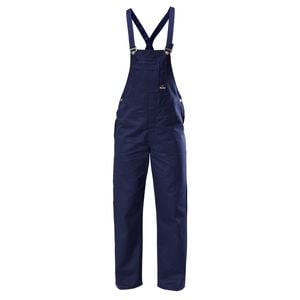 Hard Yakka Navy Bib and Brace Cross Back Cotton Overall - Size 97R