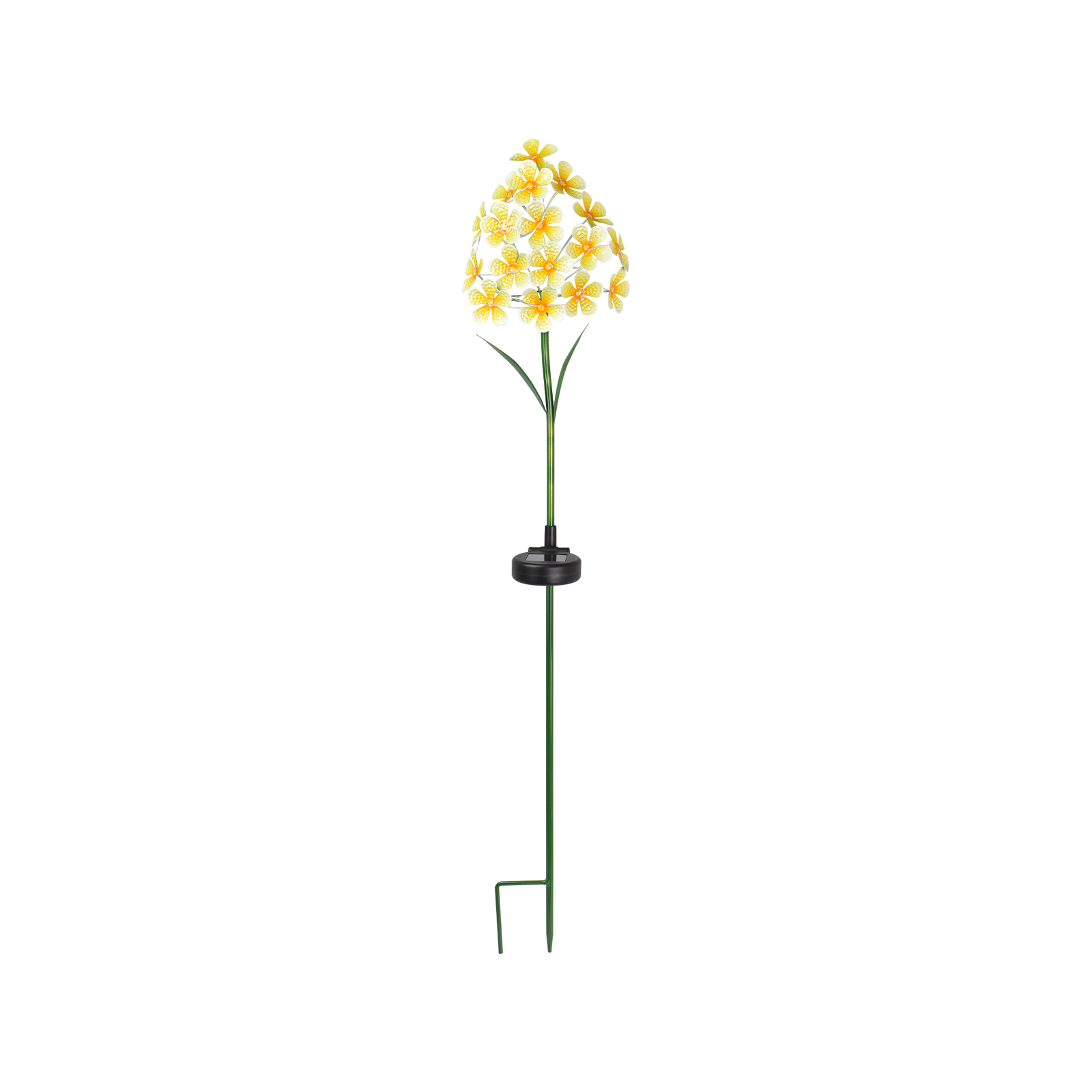 Click 79cm Yellow Topiary Flower LED Solar Stake Light product image